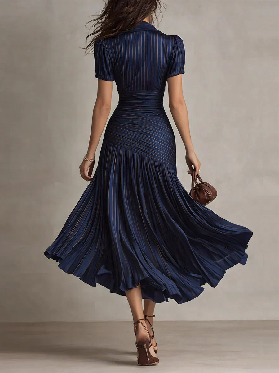Florence | Elegante vestido maxi vintage de gasa