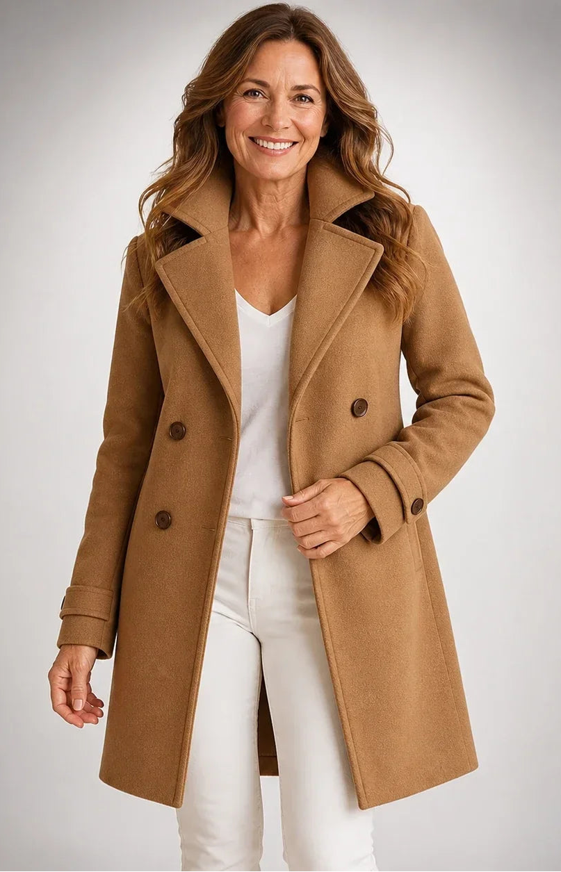 Elvira™ | Elegante abrigo largo y atemporal