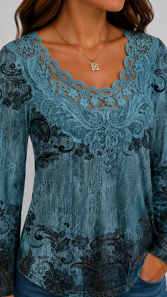 Lace | Blusa de encaje