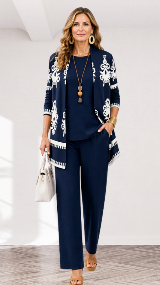 Catalina™ | Conjunto de tres piezas en azul marino