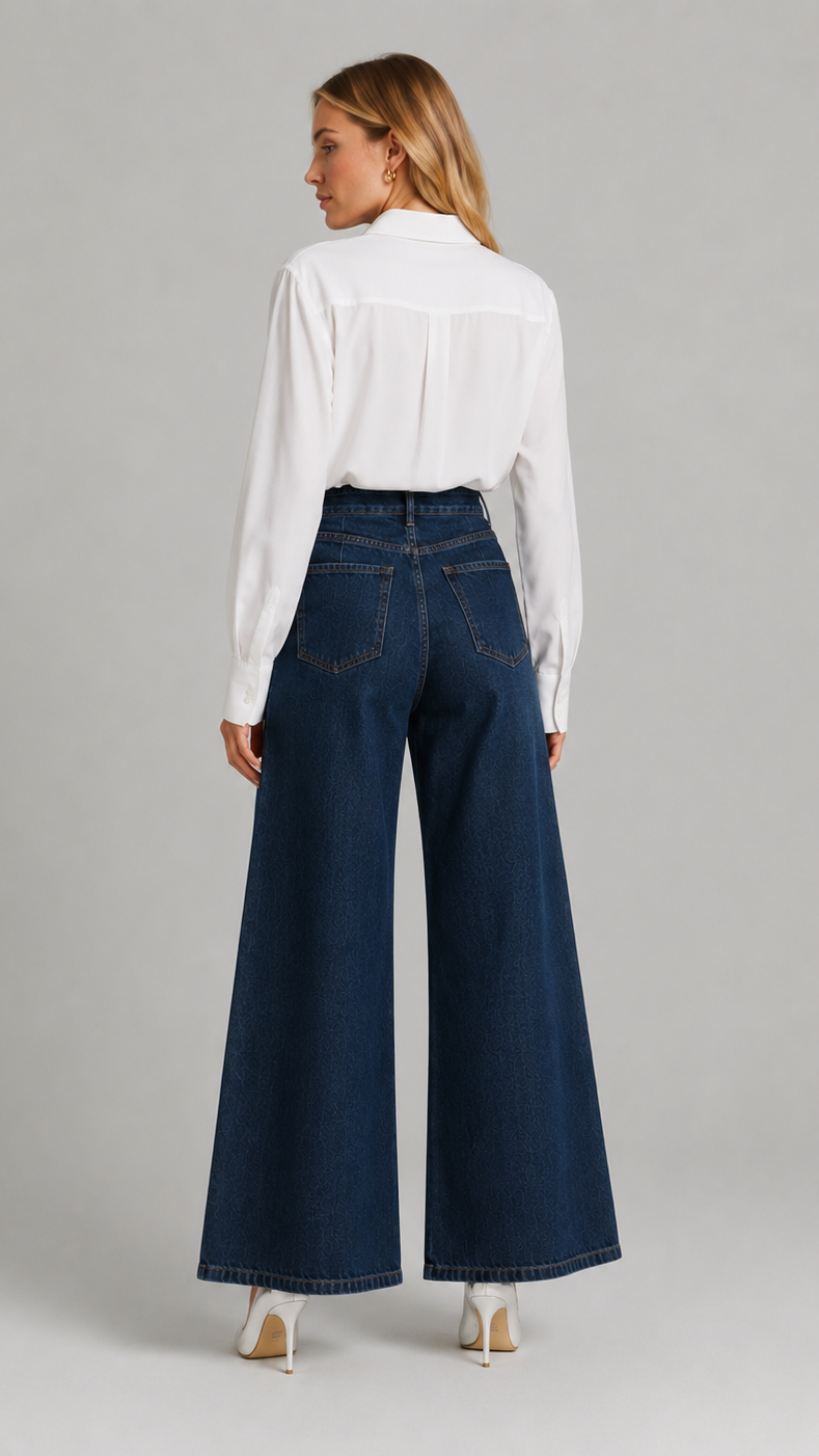 Audrey | Jeans con corte cruzado