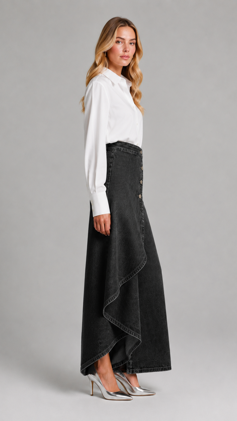 Audrey | Jeans con corte cruzado