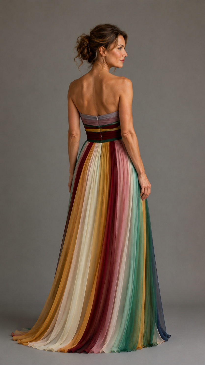 Talma™ | Vestido casual de corte A sin tirantes