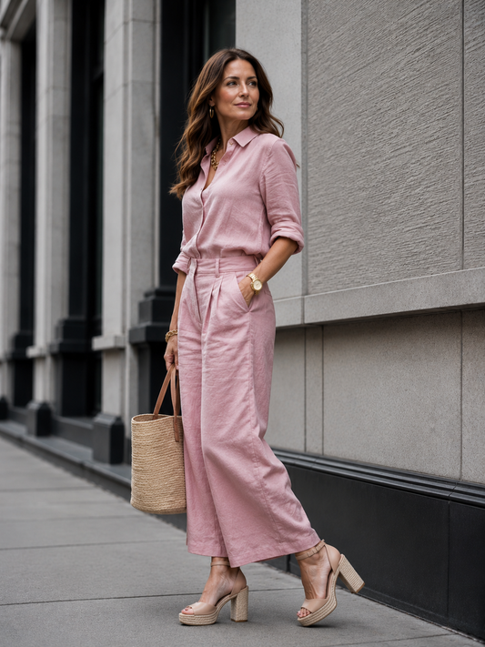Noor | Conjunto holgado con pantalón