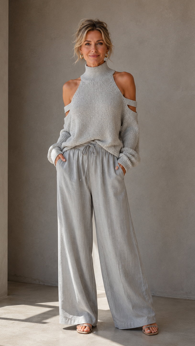 Sarah • Conjunto de moda con aberturas