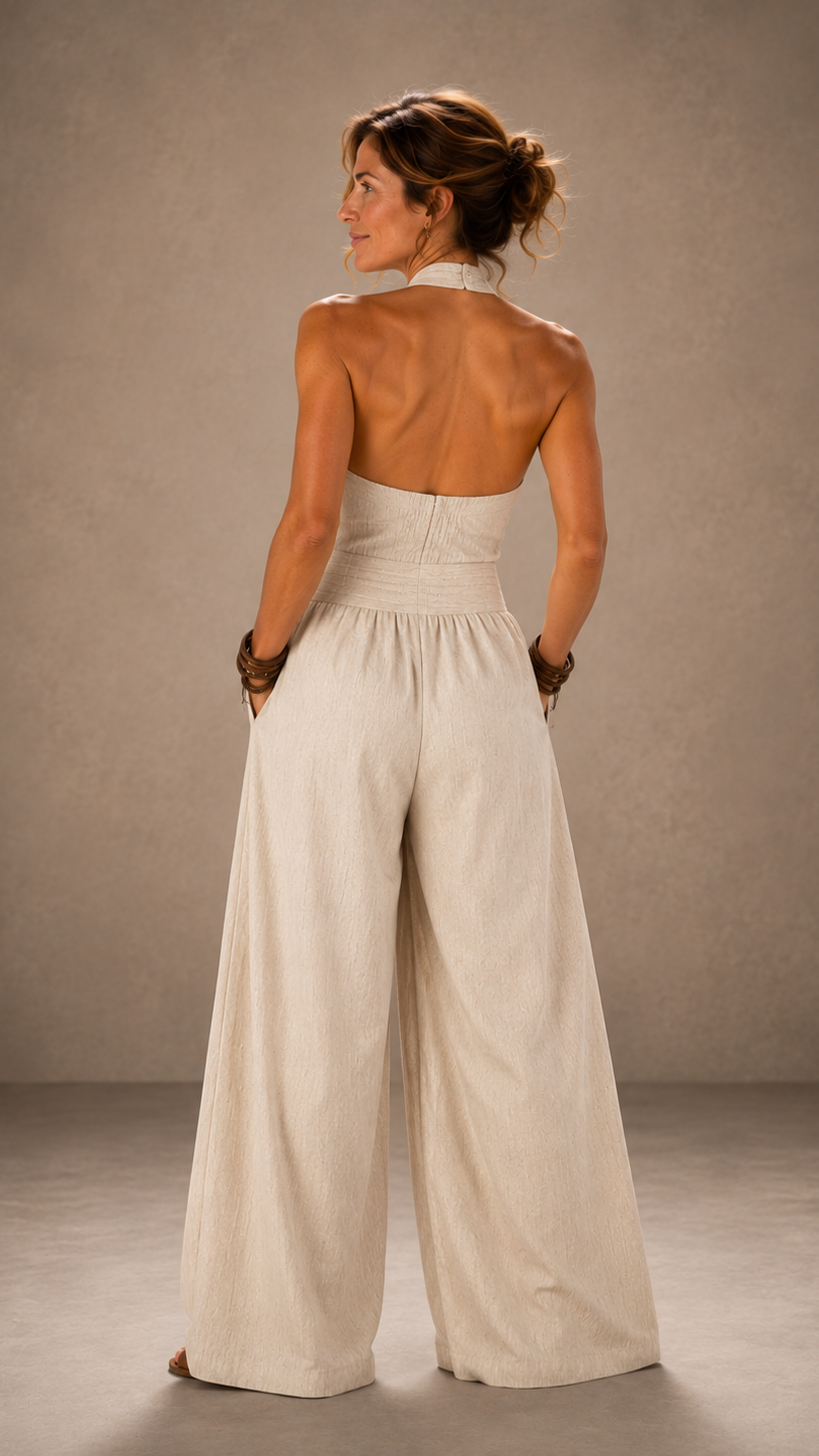 Bianca | Mono con elegante escote cruzado