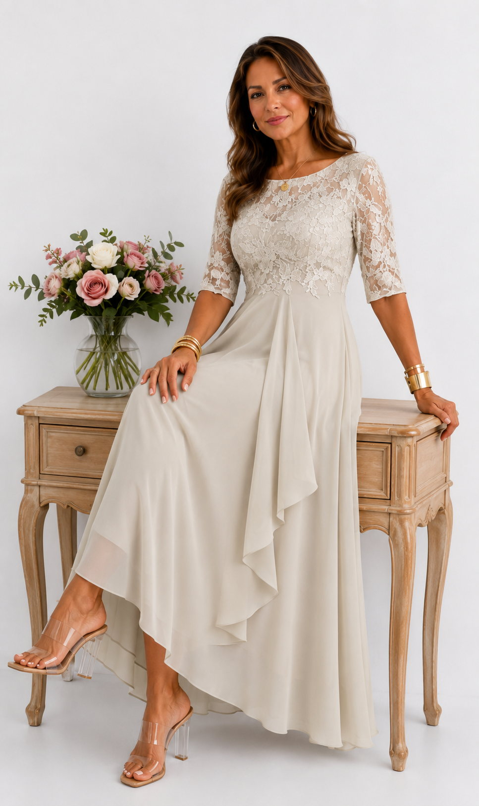 RHONDA | Elegante vestido de encaje