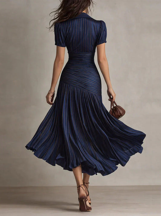 Florence | Elegante vestido maxi vintage de gasa