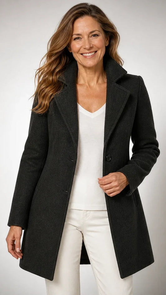 Elvira™ | Elegante abrigo largo y atemporal