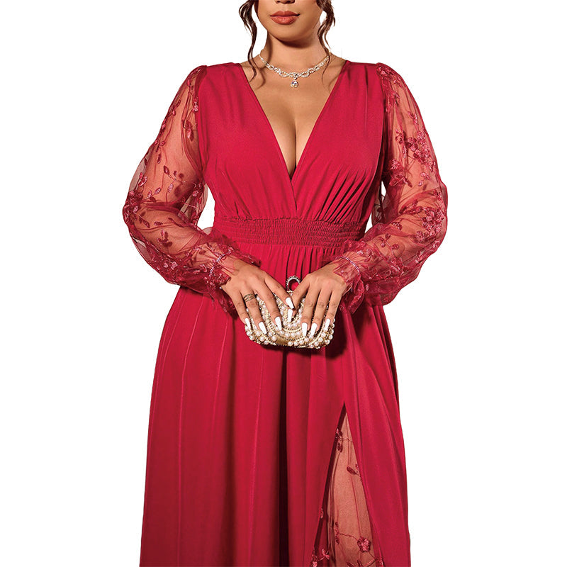 Vestido Celeste – Elegancia Romántica con Encaje